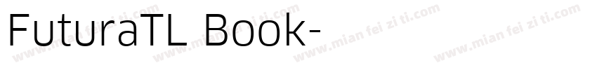 FuturaTL Book字体转换